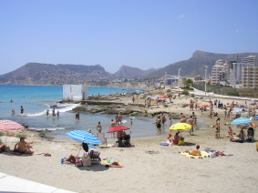 Calpe Photos - Another View of a Calpe Beach